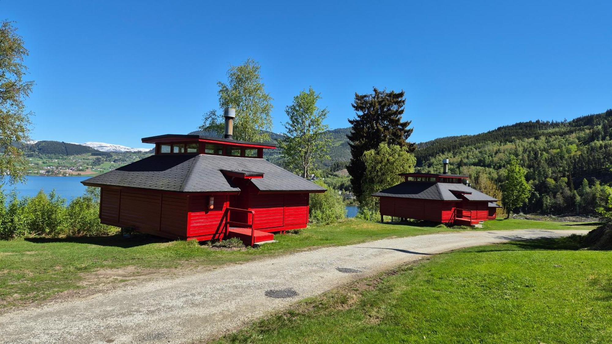 Kvamshaugen Hytter Luster Exterior foto